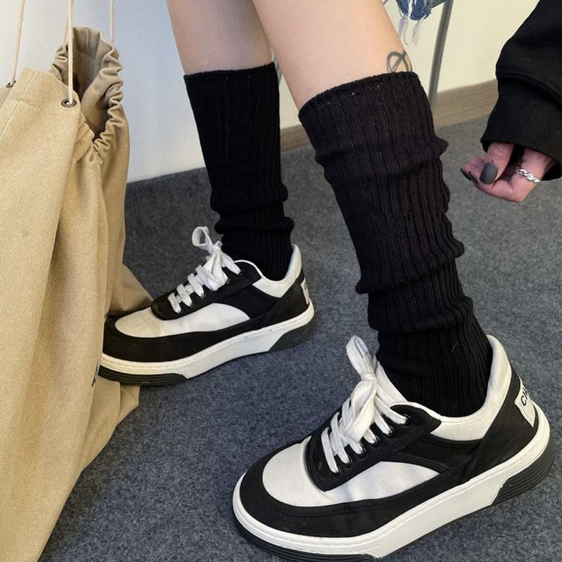 Solid Color Thick Thread Knee Socks Calf Socks Sweet Double Needle Stacking Socks Stockings One size fits all чорний
Solid Color Thick Thread Knee Socks Calf Socks Sweet Double Needle Stacking Socks Stockings One size fits all чорний