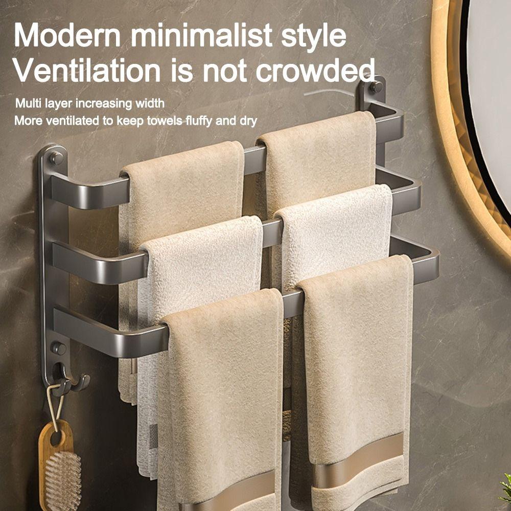 Durable 40/50cm Towel Rack Perforation-Free Wall-mounted Towel Holder Toilet Hanging Rod
Durable 40/50cm Towel Rack Perforation-Free Wall-mounted Towel Holder Toilet Hanging Rod