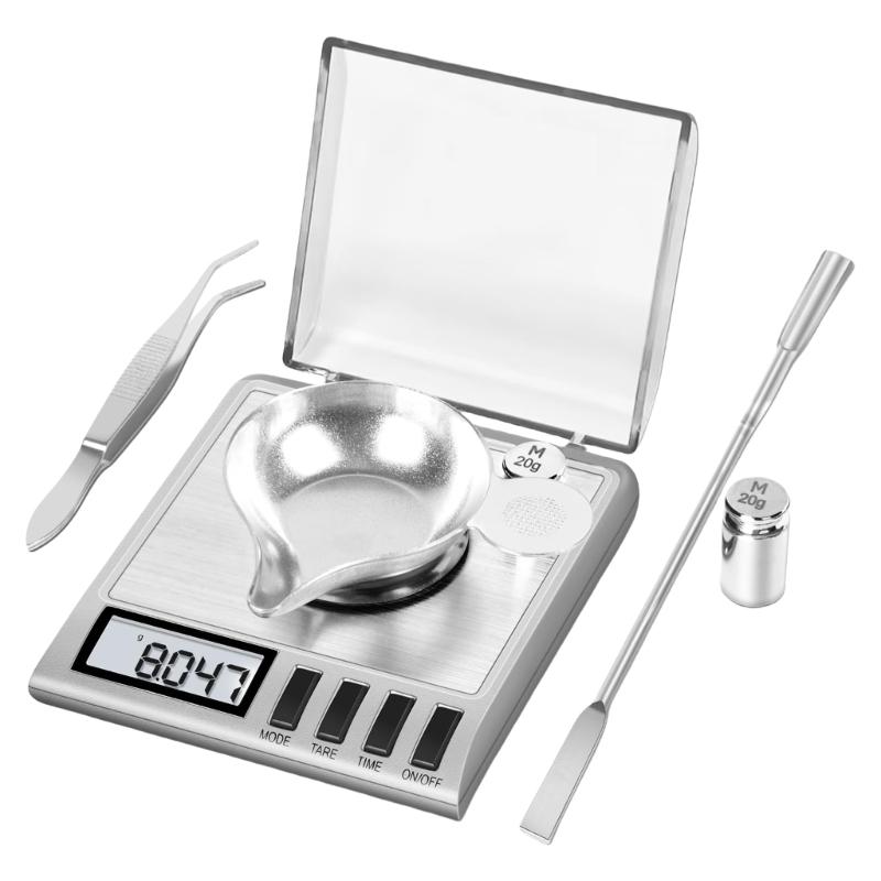 Stainless Steel Miniature Scale 50g 0.001g for Gold Weighing Precise Measurement of Gold Emery and Other Valuables 1
Stainless Steel Miniature Scale 50g 0.001g for Gold Weighing Precise Measurement of Gold Emery and Other Valuables 1