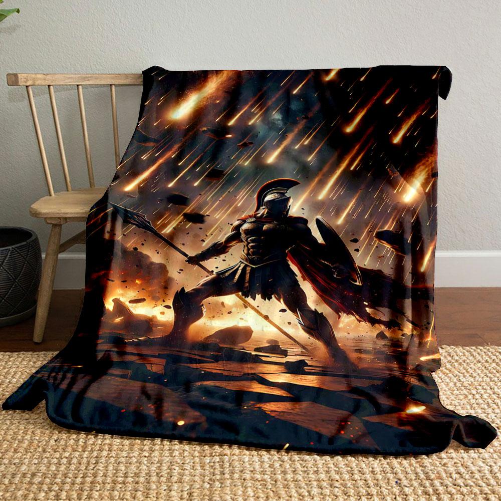 Spartan Warrior Meteor Shower Rug bedroom Blanket for Livingroom Couch lunch break Soft throw for Friend s festival Gift 80cm x 120cm
Spartan Warrior Meteor Shower Rug bedroom Blanket for Livingroom Couch lunch break Soft throw for Friend s festival Gift 80cm x 120cm