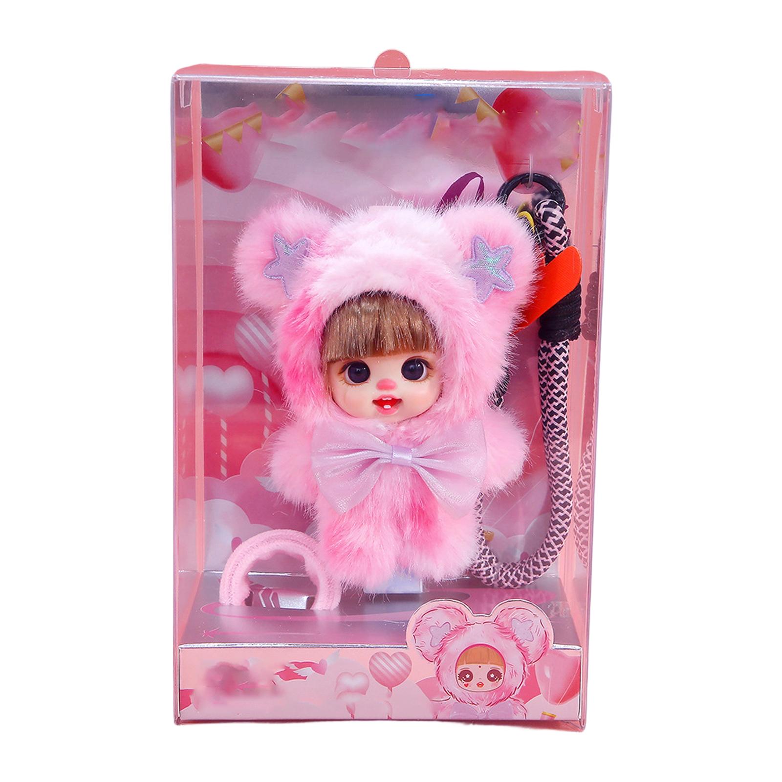 Soft Plush Doll Keychain with Silicone Face Cute Character Design Adjustable Strap for Bag Phone Accessories Pendant Decoration One Size рожевий
Soft Plush Doll Keychain with Silicone Face Cute Character Design Adjustable Strap for Bag Phone Accessories Pendant Decoration One Size рожевий