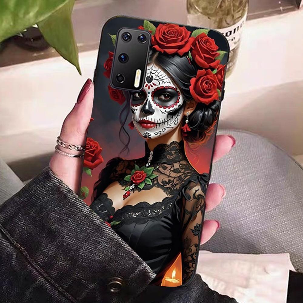 Catrina Beautiful Rose Girl Skull Phone Case For Huawei P 8 9 10 20 30 40 50 Pro Lite Psmart Honor 10 Lite 70 Mate 20lite Huawei P30 Lite
Catrina Beautiful Rose Girl Skull Phone Case For Huawei P 8 9 10 20 30 40 50 Pro Lite Psmart Honor 10 Lite 70 Mate 20lite Huawei P30 Lite