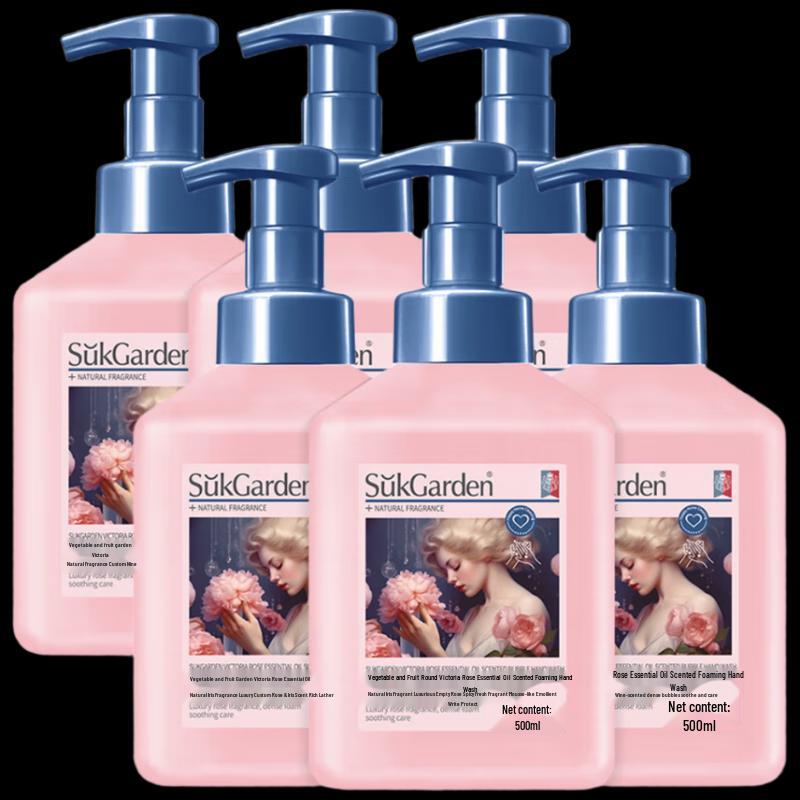 Shuguoyuan Victoria Rose Foaming Hand Wash 6-Pack
Shuguoyuan Victoria Rose Foaming Hand Wash 6-Pack