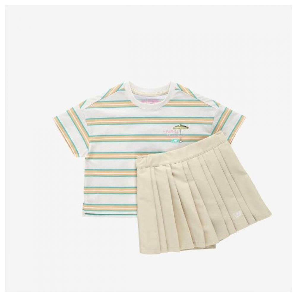New Balance Kids Family Holiday Girls Holiday Stripe Short Sleeve (36)Light Beige/150
New Balance Kids Family Holiday Girls Holiday Stripe Short Sleeve (36)Light Beige/150