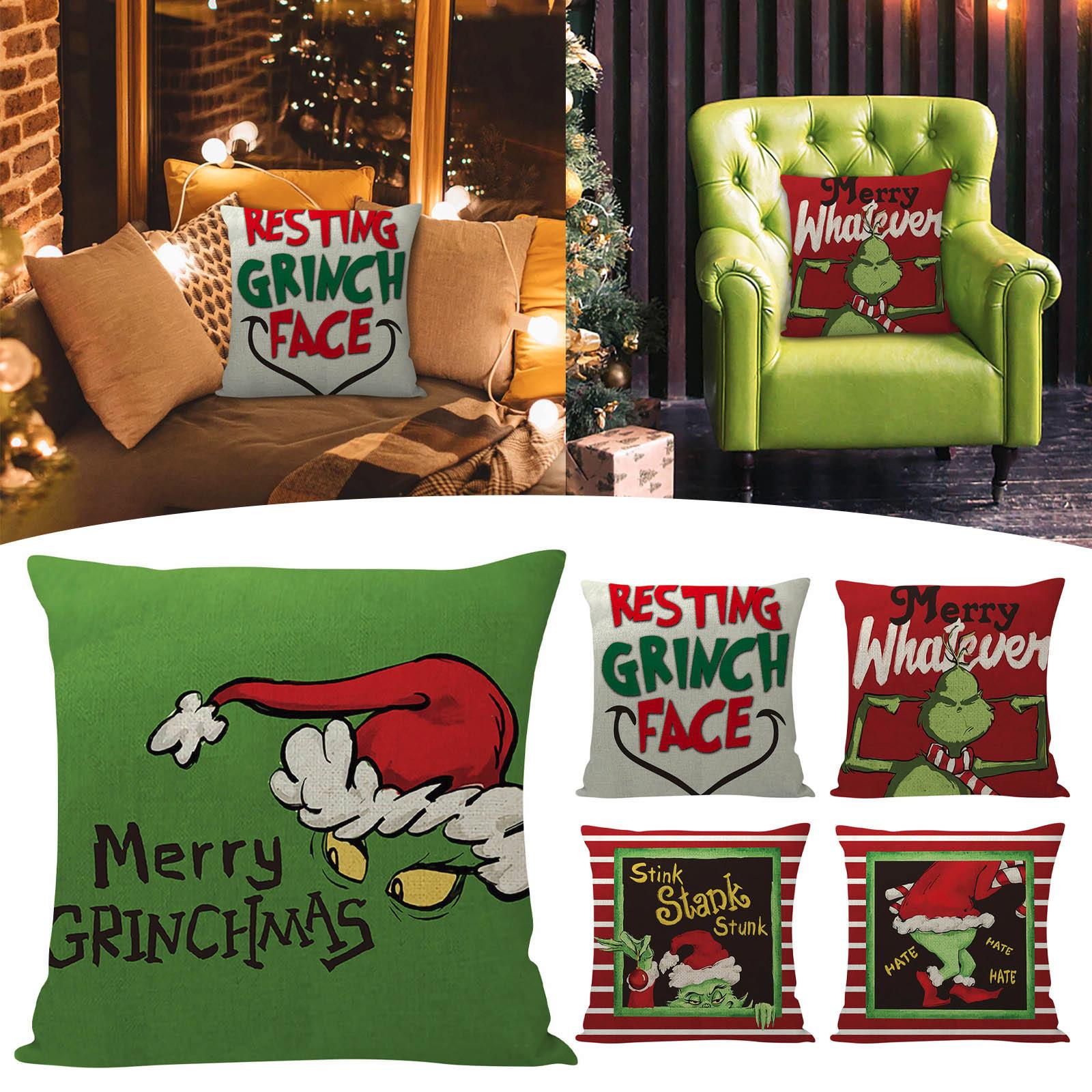 18x18Inch Christmas Green-Monster Thief case, Christmas Covers Christmas Decorations Winter Holiday Throw s Christmas Decor
18x18Inch Christmas Green-Monster Thief case, Christmas Covers Christmas Decorations Winter Holiday Throw s Christmas Decor