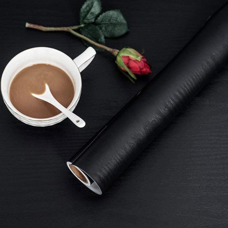 Wallpaper 45cm DIY Black Wood Grain Classics Self-adhesive Living Room Waterproof Wall Stickers Desktop Home Decoration Bedroom 45cmX1m
Wallpaper 45cm DIY Black Wood Grain Classics Self-adhesive Living Room Waterproof Wall Stickers Desktop Home Decoration Bedroom 45cmX1m