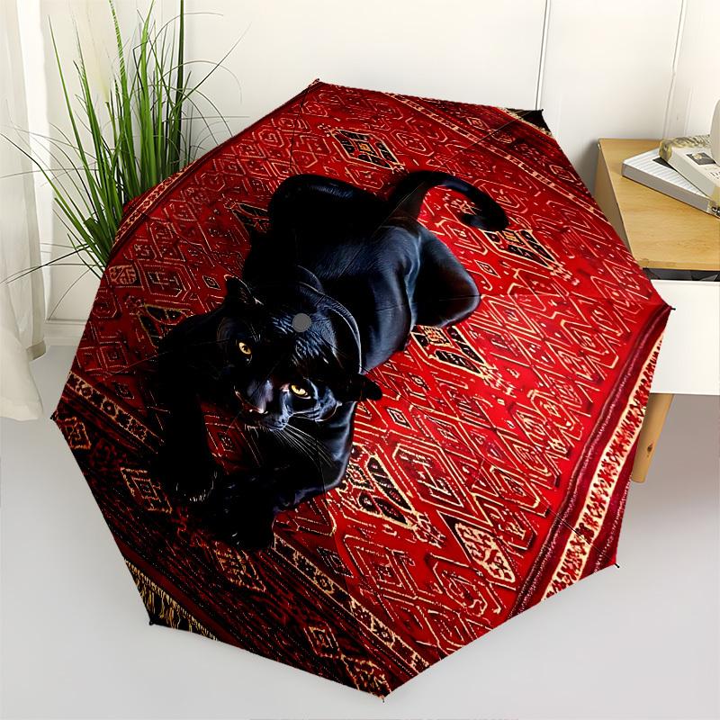Panther Rug Themed Automatic Opening and Closing Umbrella, Brightly Colored 8-rib Portable Umbrella, Suitable for Men and Women, A Perfect G
Panther Rug Themed Automatic Opening and Closing Umbrella, Brightly Colored 8-rib Portable Umbrella, Suitable for Men and Women, A Perfect G