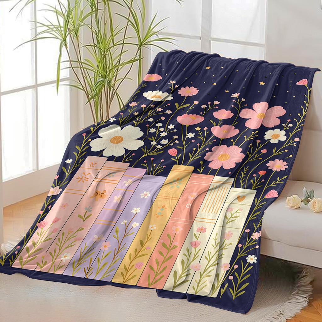 Floralpatterned printed flannel blanket suitable for camping traveling in cars in offices as scarf blanket for home decoration 75x100cm
Floralpatterned printed flannel blanket suitable for camping traveling in cars in offices as scarf blanket for home decoration 75x100cm