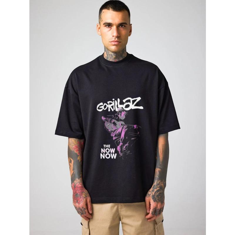 White Oversized T-Shirt Gorillaz The Now Now Album Art Print Graphic Tee Unisex Casual Streetwear Top for Men and Women Music Festival Wear XXXXL чёрный
White Oversized T-Shirt Gorillaz The Now Now Album Art Print Graphic Tee Unisex Casual Streetwear Top for Men and Women Music Festival Wear XXXXL чёрный