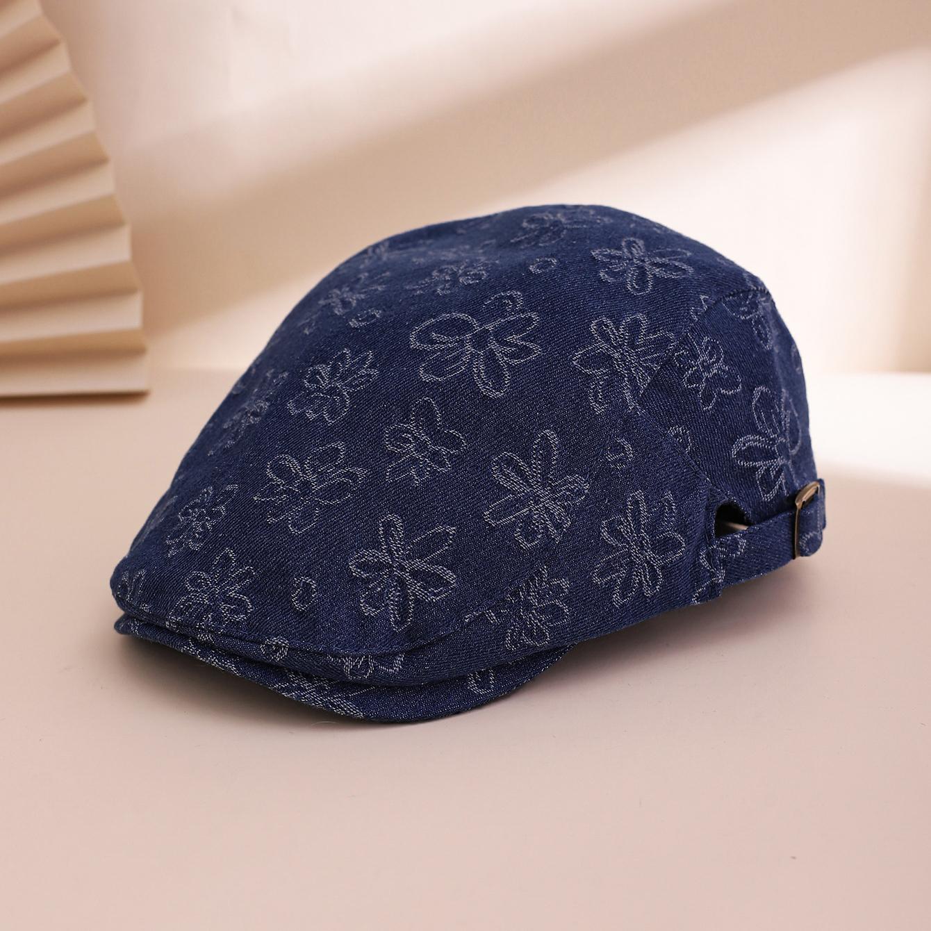 Retro washed and aged jacquard front hat, fashionable, classic and versatile cap, autumn and winter atmosphere newsboy cap One Size
Retro washed and aged jacquard front hat, fashionable, classic and versatile cap, autumn and winter atmosphere newsboy cap One Size
