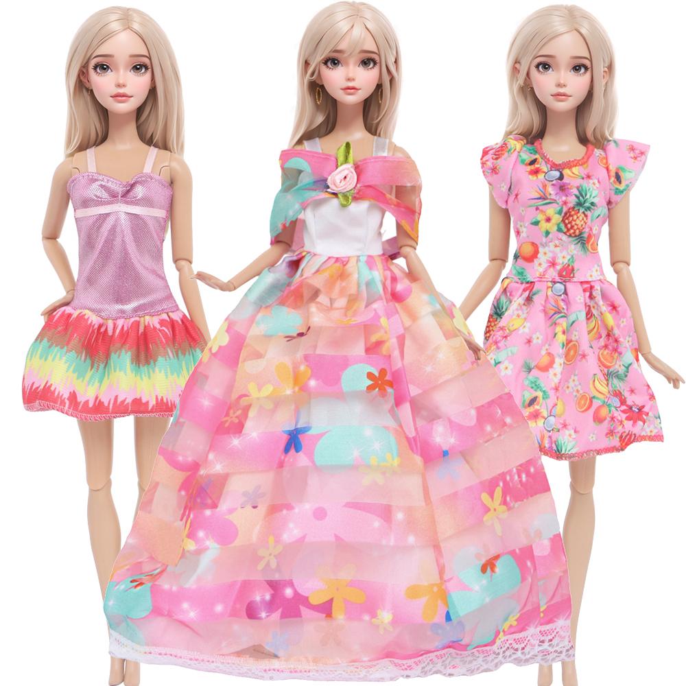 3 шт./компл. Модная одежда и аксессуары для куклы Барби 11,5 Кукла принцесса для девочки Блестящее розовое белое фиолетовое платье Наряд Детская игрушка подарок
3 шт./компл. Модная одежда и аксессуары для куклы Барби 11,5 Кукла принцесса для девочки Блестящее розовое белое фиолетовое платье Наряд Детская игрушка подарок