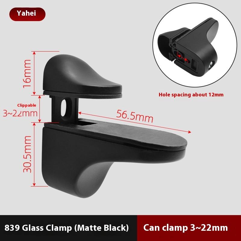 1pcs Adjustable Wood/Glass Shelf Support Clips Zinc Alloy Shelves Brackets Equipped With Anti-Slip Pads, Partition Clamps
1pcs Adjustable Wood/Glass Shelf Support Clips Zinc Alloy Shelves Brackets Equipped With Anti-Slip Pads, Partition Clamps