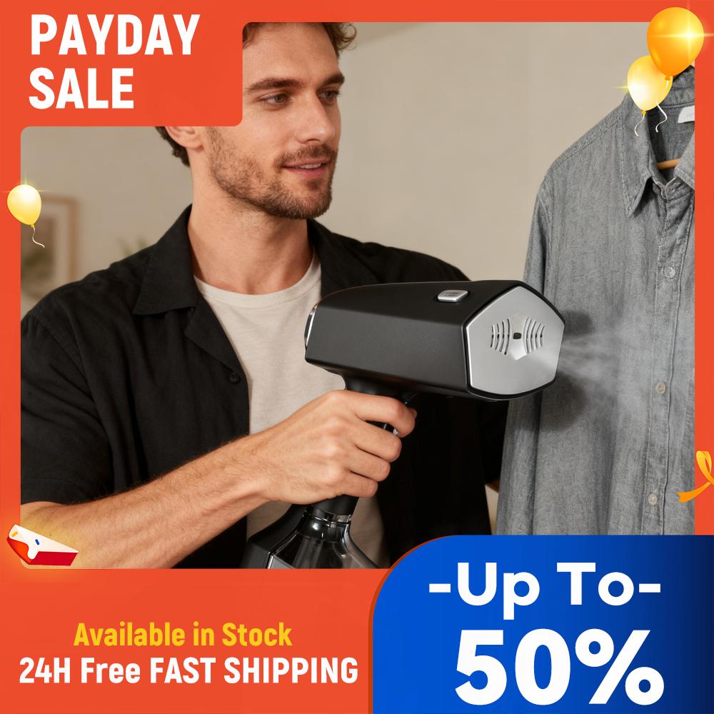 Handheld Garment Steamer Fast Heat-up Clothing Steamer with Large 350ml Tank Portable Travel Steam Iron for Home & Travel China Mainland
Handheld Garment Steamer Fast Heat-up Clothing Steamer with Large 350ml Tank Portable Travel Steam Iron for Home & Travel China Mainland