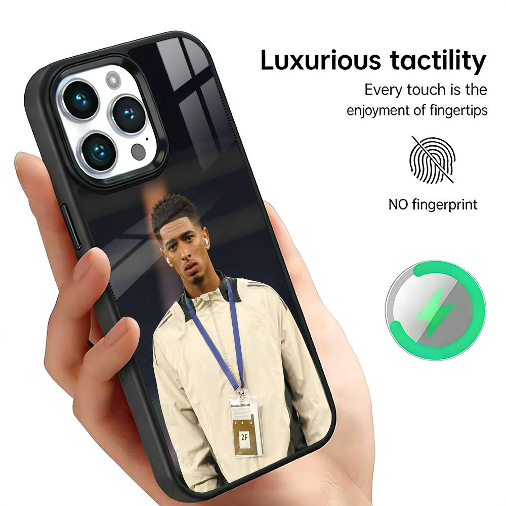 J-Jude Football B-Belling-hams Phone Case For iPhone17,16,15,14,13,12,11 Plus,Pro Max For Magsafe Wireless Charging iPhone15
J-Jude Football B-Belling-hams Phone Case For iPhone17,16,15,14,13,12,11 Plus,Pro Max For Magsafe Wireless Charging iPhone15