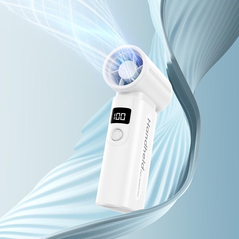 100-Speed Handheld USB Rechargeable Turbine Fan with Digital Display 36.5*52*122mm
100-Speed Handheld USB Rechargeable Turbine Fan with Digital Display 36.5*52*122mm