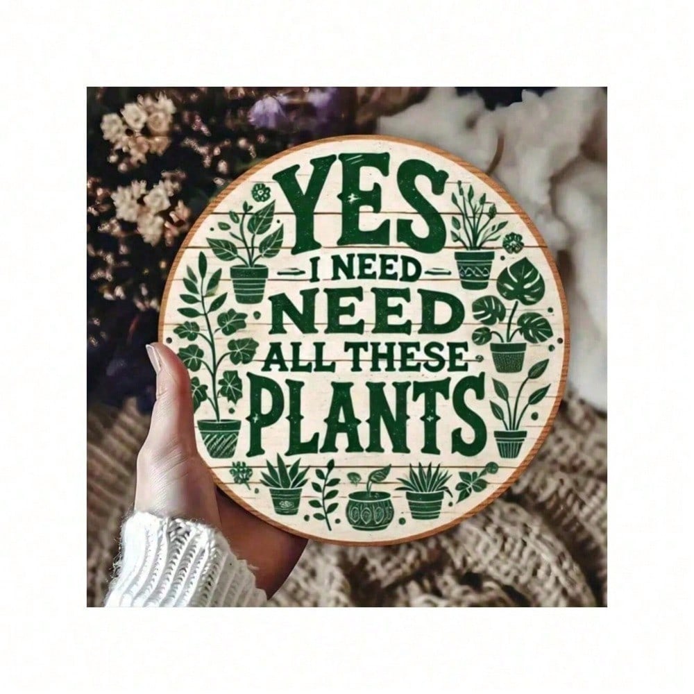 8 Inch Vintage Metal Tin Sign Yes I Need All These Plants Retro Round Iron Wall Art Decor For Home Garden 20x20 різнокольоровий
8 Inch Vintage Metal Tin Sign Yes I Need All These Plants Retro Round Iron Wall Art Decor For Home Garden 20x20 різнокольоровий