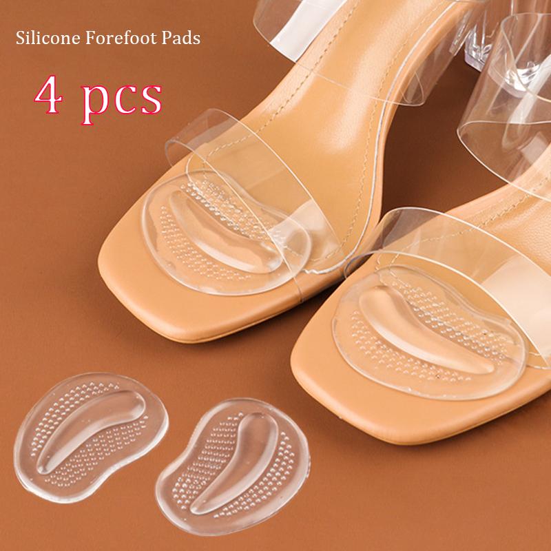 2pairs Silicone Forefoot Pads Anti-slip Stickers Sandals High Heels Pain Relief Inserts Insoles Toe Cushion Foot Care Shoes Pad
2pairs Silicone Forefoot Pads Anti-slip Stickers Sandals High Heels Pain Relief Inserts Insoles Toe Cushion Foot Care Shoes Pad