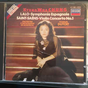 CD LALO, SAINT-SAENS; CHUNG - Symphonie Espagnole 4119522 Decca 1984 Germany Classical Used
CD LALO, SAINT-SAENS; CHUNG - Symphonie Espagnole 4119522 Decca 1984 Germany Classical Used
