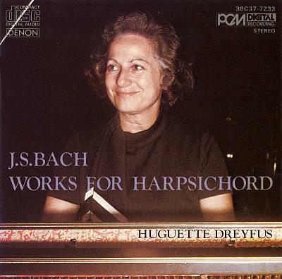 CD HUGUETTE DREYFUS - J.S. Bach - Works For Harpsichord 38C377233 Denon 1984 Japan Classical Used
CD HUGUETTE DREYFUS - J.S. Bach - Works For Harpsichord 38C377233 Denon 1984 Japan Classical Used