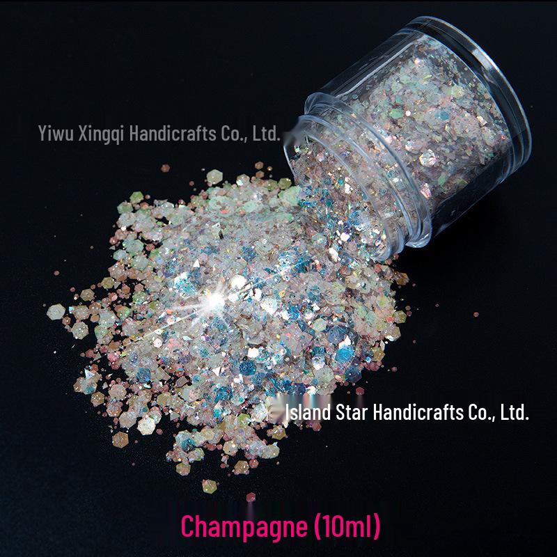 Fairy Eye Glitter: DIY Resin Sand for Nail Art, Laser Sequins in 10 Colors
Fairy Eye Glitter: DIY Resin Sand for Nail Art, Laser Sequins in 10 Colors