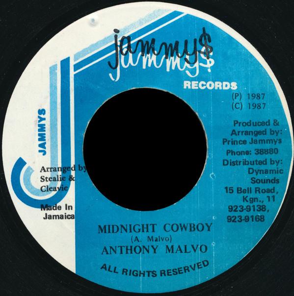 Пластинка 7 дюймов ANTHONY MALVO Midnight Cowboy NONE Jammys Records 1987 Ямайка Регги Ска Даб Б/у
Пластинка 7 дюймов ANTHONY MALVO Midnight Cowboy NONE Jammys Records 1987 Ямайка Регги Ска Даб Б/у