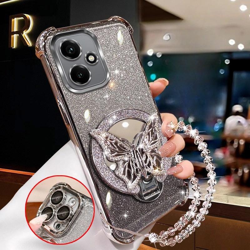 Блискучий Дзеркальний Кристальний Браслет Чохол з Метеликом для Huawei Honor 400 300 Ultra 200 100 90 Lite 80 70 Pro Ударостійкий Гальванічний Чохол Honor 400 Lite срібний
Блискучий Дзеркальний Кристальний Браслет Чохол з Метеликом для Huawei Honor 400 300 Ultra 200 100 90 Lite 80 70 Pro Ударостійкий Гальванічний Чохол Honor 400 Lite срібний