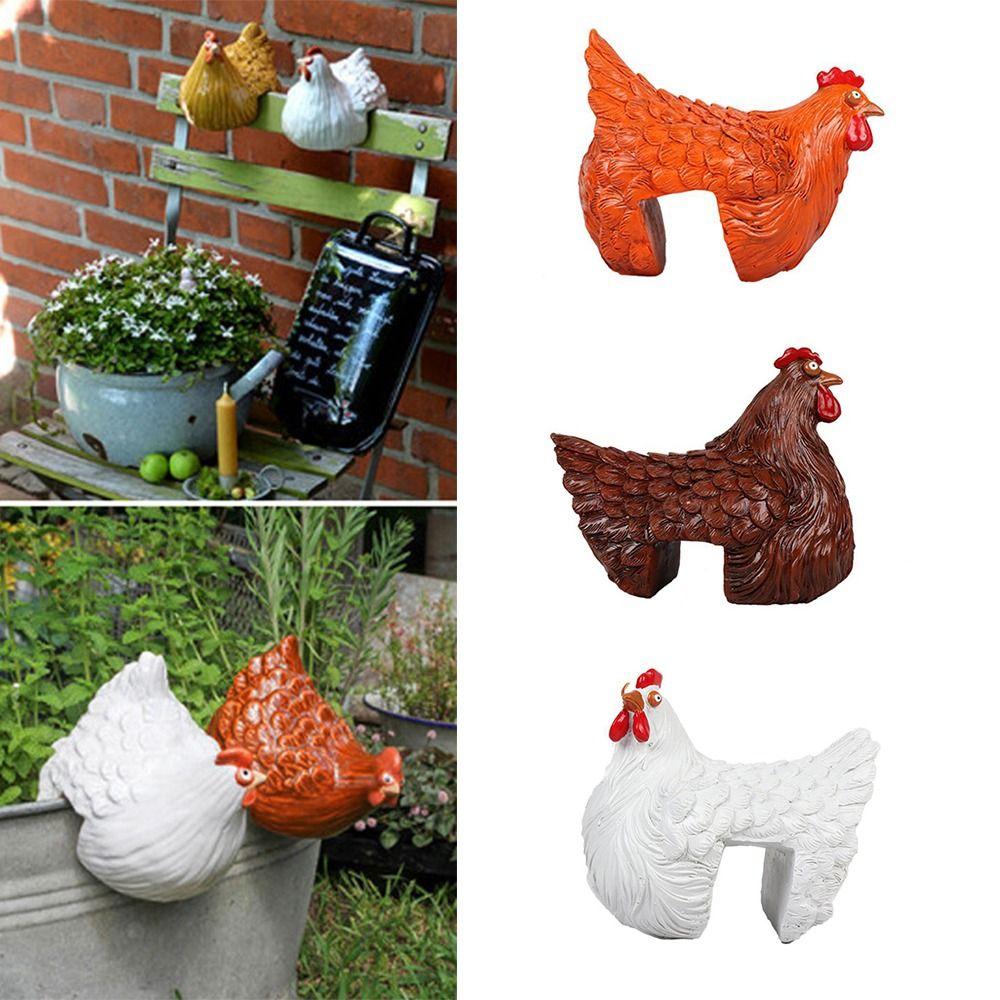 Multicolor Cartoon Chicken Figurines Cartoon Resin Hen Sculpture Fence Decoration Indoor Outdoor білий
Multicolor Cartoon Chicken Figurines Cartoon Resin Hen Sculpture Fence Decoration Indoor Outdoor білий
