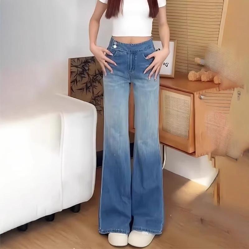 Women s High Waist Wide Leg Jeans - 2024 Autumn Gradient Denim Slimming Floor-Length Pants 2XL синий
Women s High Waist Wide Leg Jeans - 2024 Autumn Gradient Denim Slimming Floor-Length Pants 2XL синий