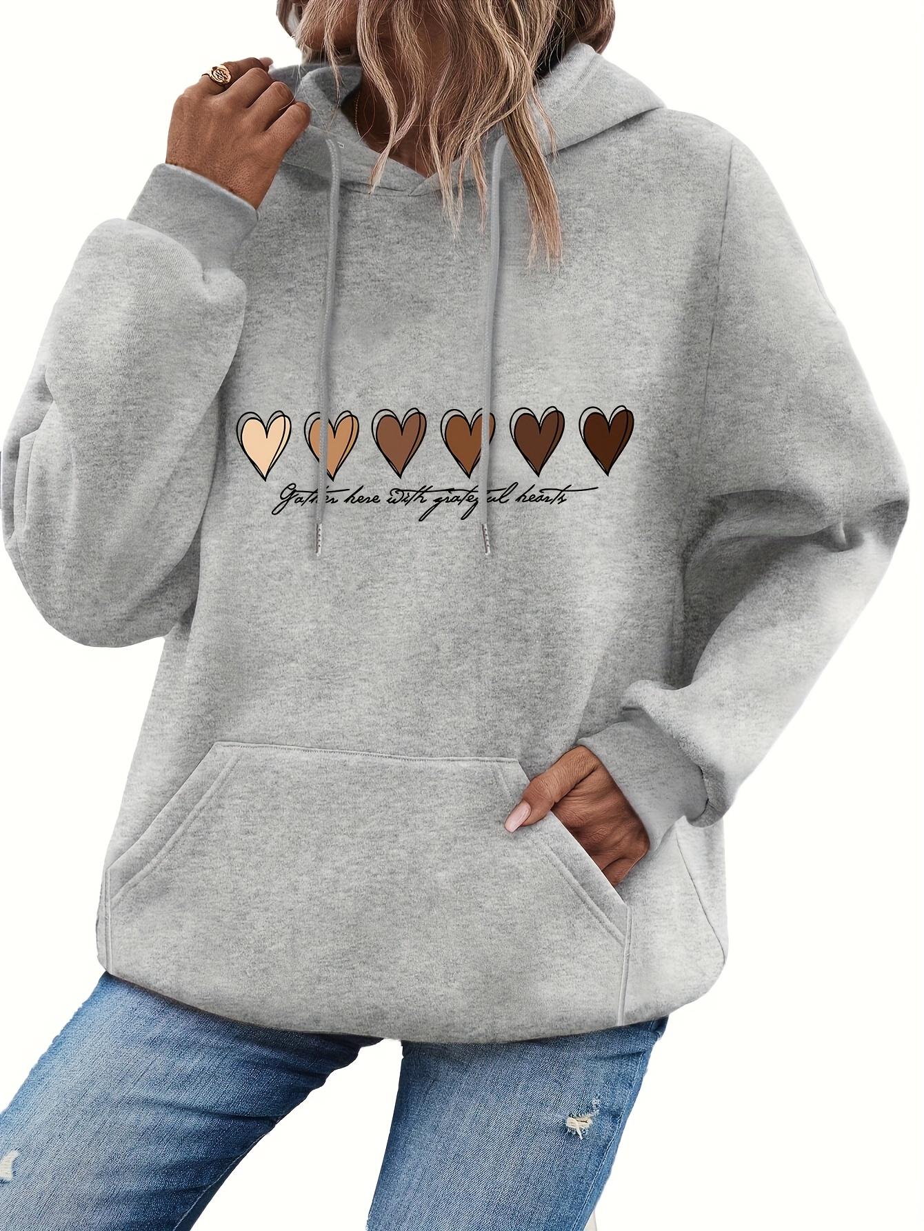 Women S Casual Hoodie with Heart Graphic Print Cozy Drawstring Hooded Sweatshirt Long Sleeve Pullover Comfortable Casual Attire 3XL
Women S Casual Hoodie with Heart Graphic Print Cozy Drawstring Hooded Sweatshirt Long Sleeve Pullover Comfortable Casual Attire 3XL