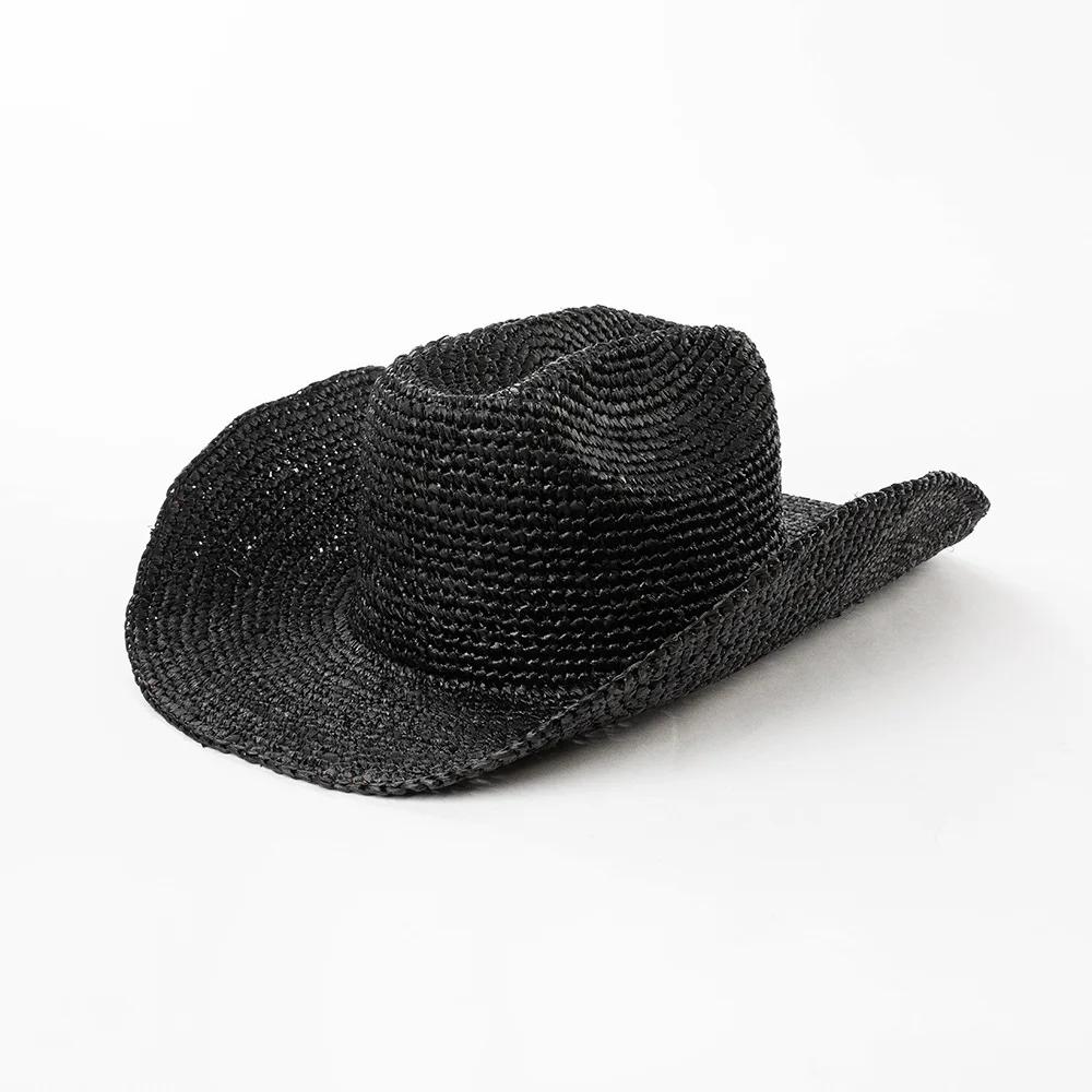 Натуральна солома рафія Ковбойський капелюх для жінок Чоловіків Літній Широкополий Сонцезахисний Капелюх На відкритому повітрі Дихаючий Пляжні Кепки Дизайнерський M 56-58cm чорний
Натуральна солома рафія Ковбойський капелюх для жінок Чоловіків Літній Широкополий Сонцезахисний Капелюх На відкритому повітрі Дихаючий Пляжні Кепки Дизайнерський M 56-58cm чорний