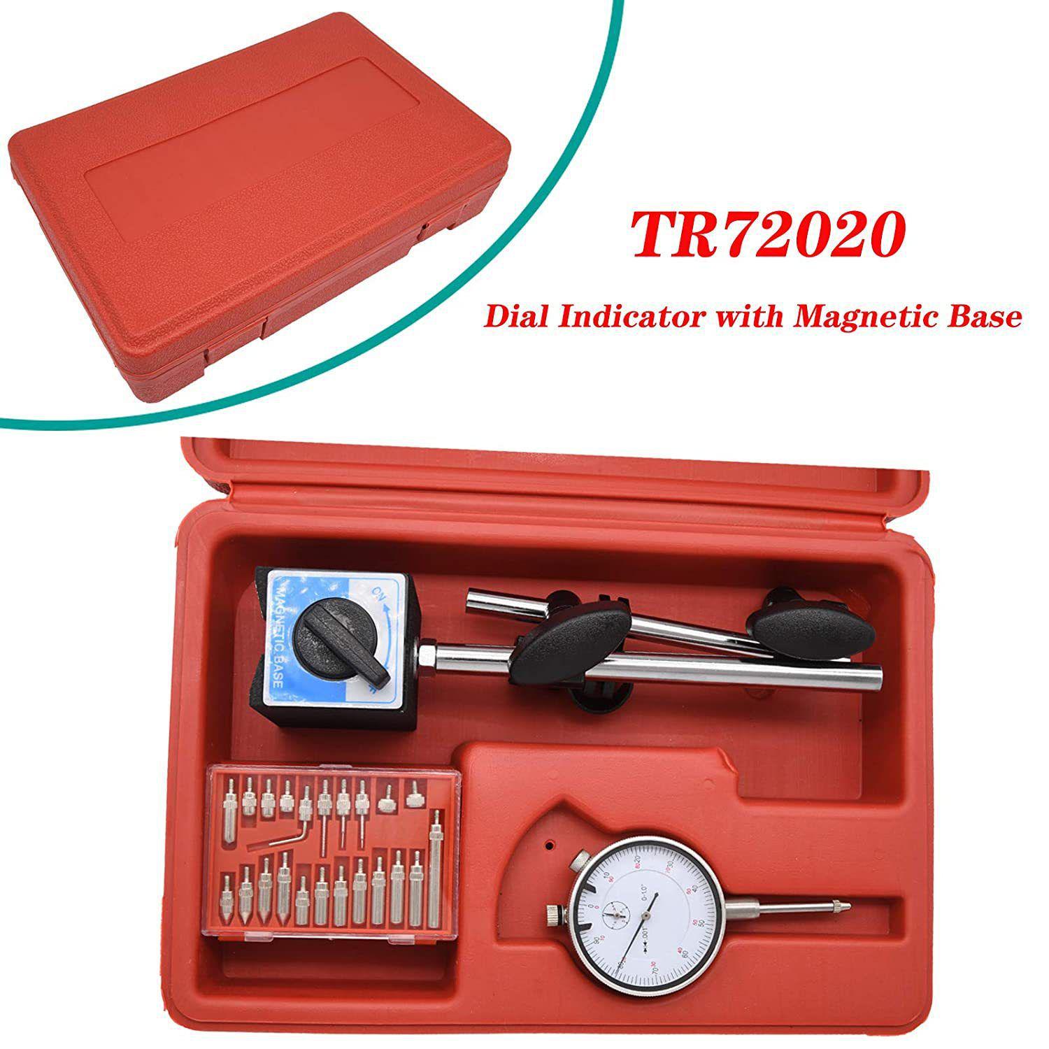 Universal Magnetic Base Set with Fine Adjustment & Dial Test Indicator Holder
Universal Magnetic Base Set with Fine Adjustment & Dial Test Indicator Holder