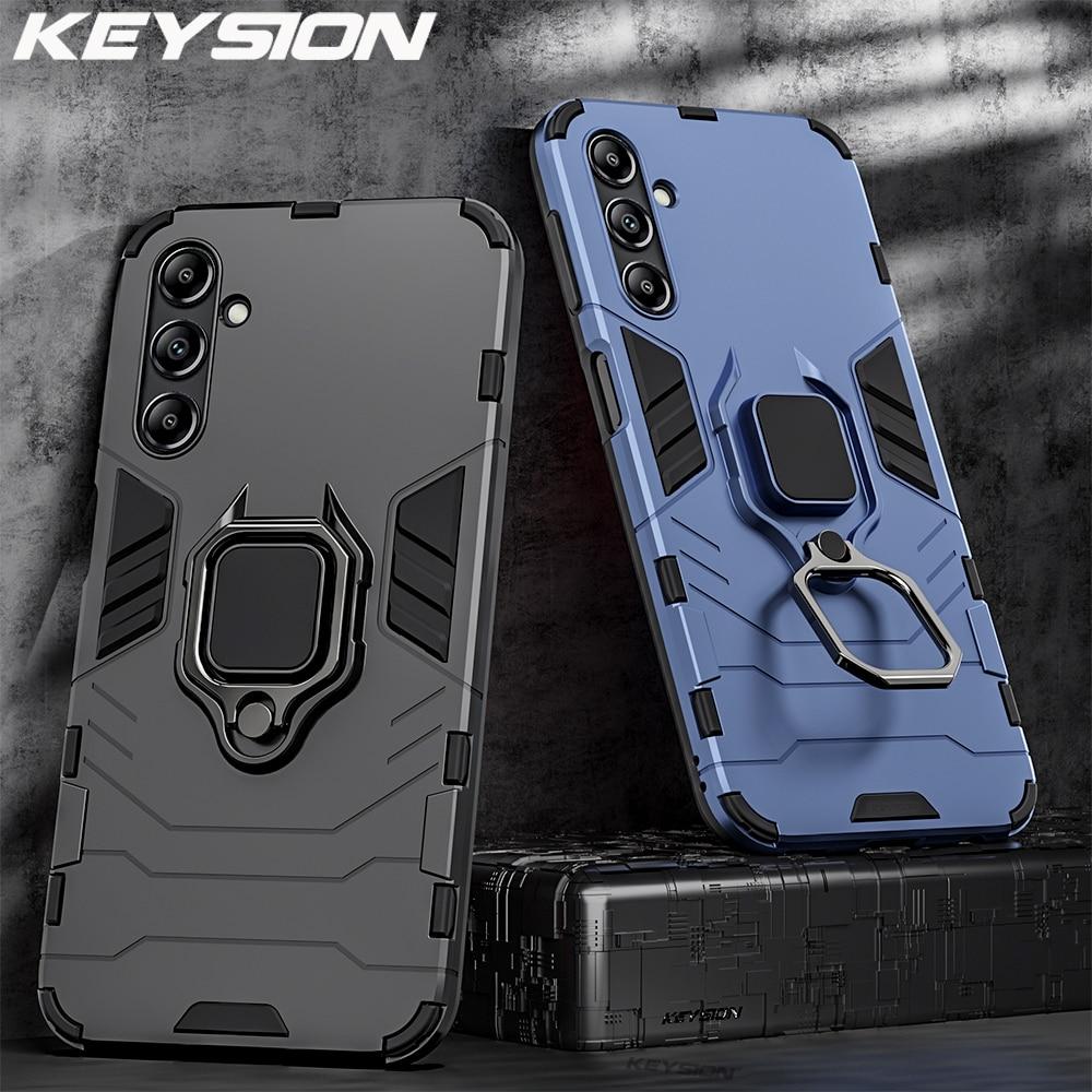 Противоударный защитный чехол KEYSION для Samsung A24 A14 4G, силиконовый + ПК, металлическое кольцо-подставка, задняя крышка для телефона Galaxy A24 A14 5G
Противоударный защитный чехол KEYSION для Samsung A24 A14 4G, силиконовый + ПК, металлическое кольцо-подставка, задняя крышка для телефона Galaxy A24 A14 5G