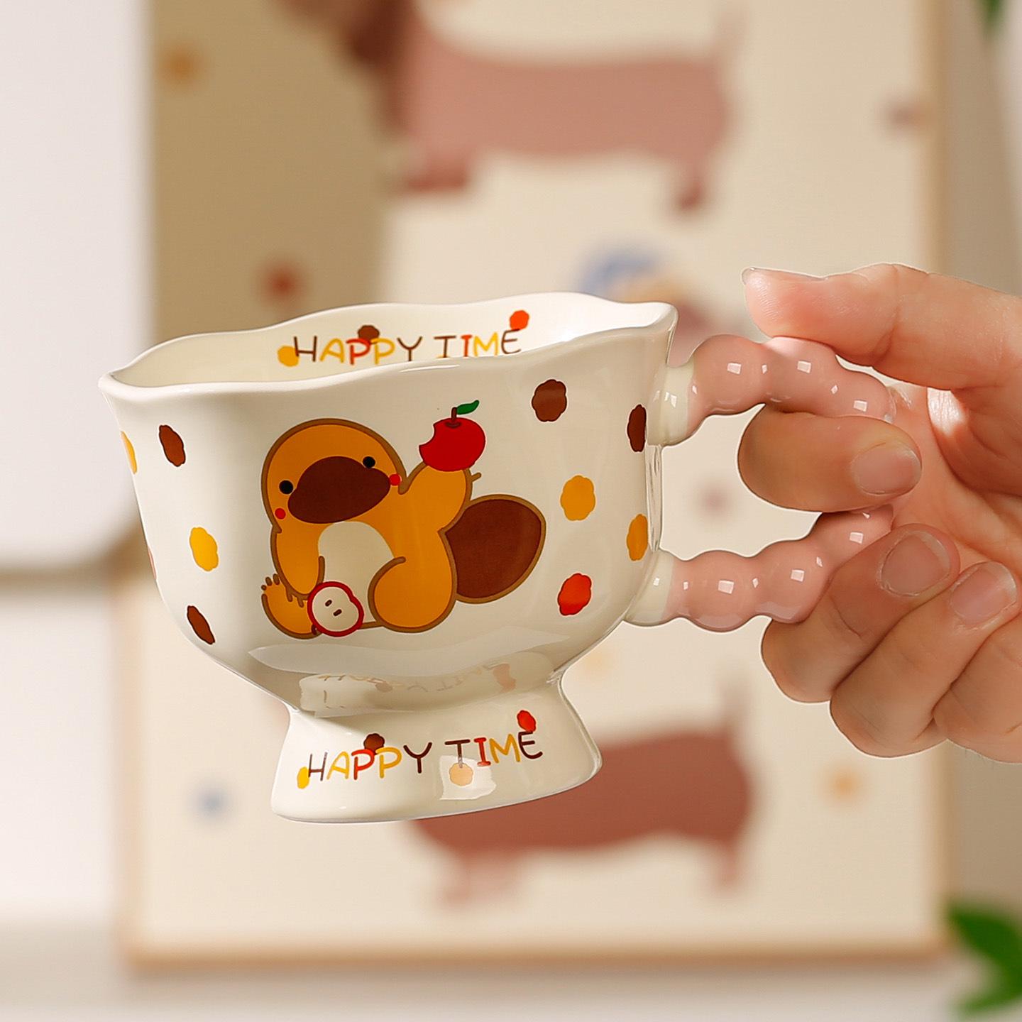 Cartoon Polka Dot Ceramic Mug with High Stem - Custom Logo Gift Cup Polka Dot High Stem Mug
Cartoon Polka Dot Ceramic Mug with High Stem - Custom Logo Gift Cup Polka Dot High Stem Mug