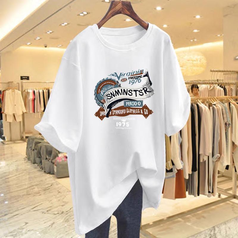 Summer Korean Style Pure Cotton Women s Letter Print T-Shirt - Casual Short Sleeve XXL
Summer Korean Style Pure Cotton Women s Letter Print T-Shirt - Casual Short Sleeve XXL
