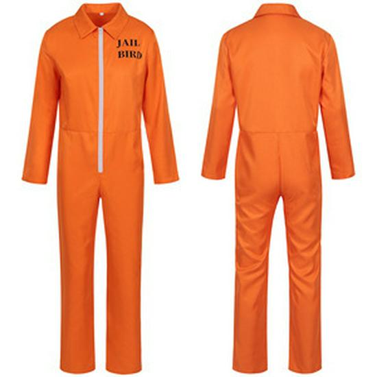 Halloween Luigi Prisoner Jumpsuit Costume - Orange Jumpsuit for Stage Performance Large
Halloween Luigi Prisoner Jumpsuit Costume - Orange Jumpsuit for Stage Performance Large