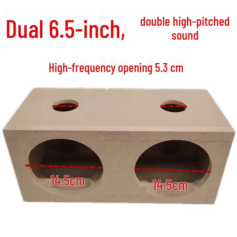 6.5-inch Double Horn Subwoofer Empty Cabinet for DIY Car Speaker/Amplifier Double 6.5-inch Panel
6.5-inch Double Horn Subwoofer Empty Cabinet for DIY Car Speaker/Amplifier Double 6.5-inch Panel