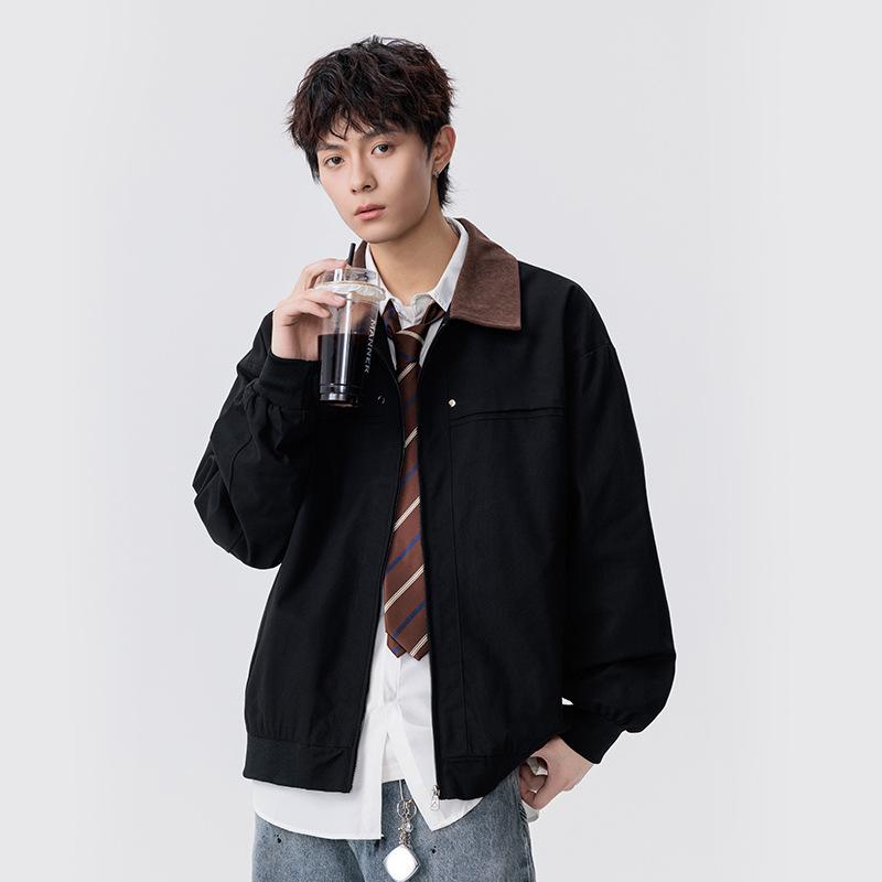 American men s jacket vintage lapel new basewear casual jacket trendy loose men s top jacket M
American men s jacket vintage lapel new basewear casual jacket trendy loose men s top jacket M