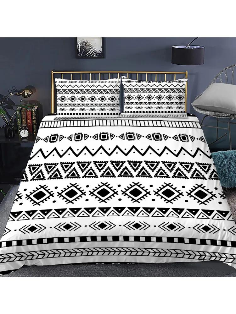 Diamond Geometric Soft Duvet Cover,Quen Black plus White Striped,Bohemian Aztec Warm Comforter Cover featuring Ziper,High-End Premium Beding Set 100*200cm Single
Diamond Geometric Soft Duvet Cover,Quen Black plus White Striped,Bohemian Aztec Warm Comforter Cover featuring Ziper,High-End Premium Beding Set 100*200cm Single