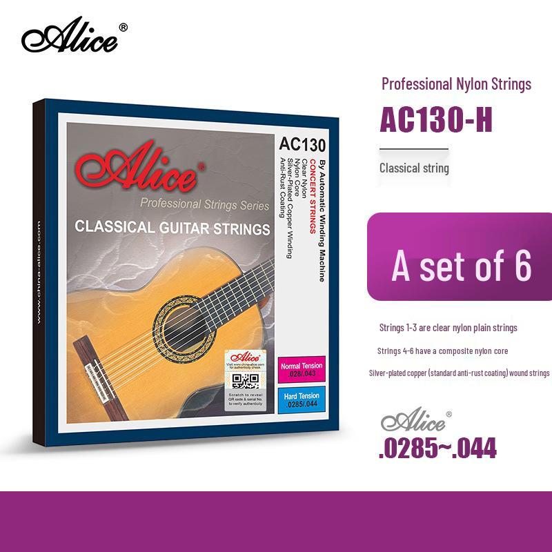 Genuine Alice Classical Guitar Strings AC130 Nylon - Excellent Tone and Feel
Genuine Alice Classical Guitar Strings AC130 Nylon - Excellent Tone and Feel