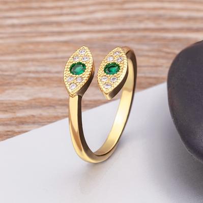 Fashion Lucky Turkish Evil Eye Rings For Women Adjustable Gold Plated Zircon Couple Ring Trend Wedding Band Party Jewelry Gift зелений
Fashion Lucky Turkish Evil Eye Rings For Women Adjustable Gold Plated Zircon Couple Ring Trend Wedding Band Party Jewelry Gift зелений