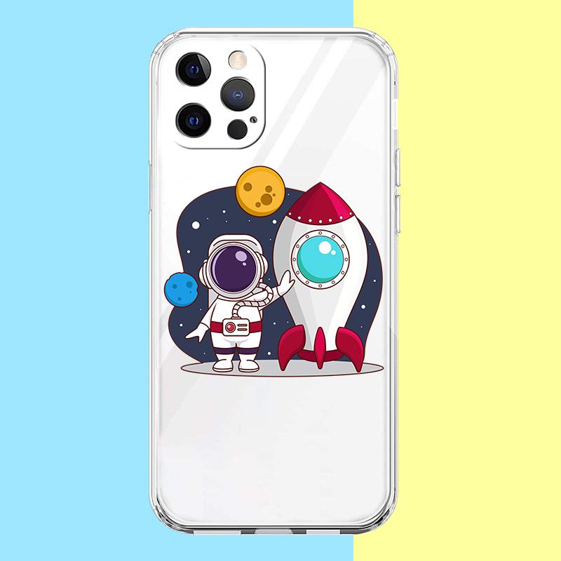 Astronaut Phone Case for iPhone 16 15 14 13 12 Pro Max Transparent Soft for iPhone 11 Pro Max 7 8 Plus XS XR Shell Capas iPhone 16
Astronaut Phone Case for iPhone 16 15 14 13 12 Pro Max Transparent Soft for iPhone 11 Pro Max 7 8 Plus XS XR Shell Capas iPhone 16