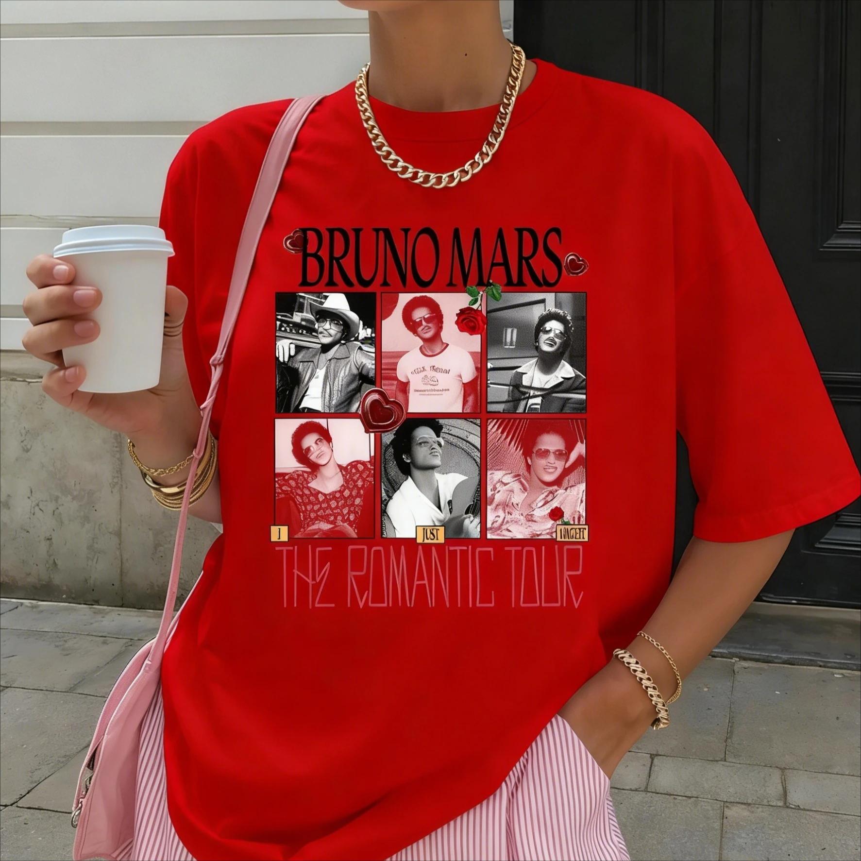 2026 Bruno Mars Romantic Tour in Papua New Guinea New Album Cotton Men Women Fan T-shirts Comfortable and Breathable Ins Y2k XL чорний
2026 Bruno Mars Romantic Tour in Papua New Guinea New Album Cotton Men Women Fan T-shirts Comfortable and Breathable Ins Y2k XL чорний