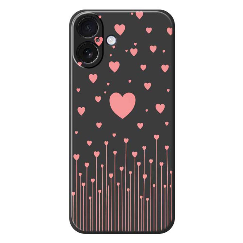 For iPhone 17 Case Pink Love Pattern Printing Straight Edge TPU Phone Back Cover Black
For iPhone 17 Case Pink Love Pattern Printing Straight Edge TPU Phone Back Cover Black