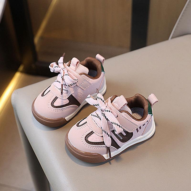 Baby Girl Toddler Shoes Spring and Autumn New 0-1 One 2 Years Old Soft-soled Sneakers Children s Lace-up Shoes 20 рожевий
Baby Girl Toddler Shoes Spring and Autumn New 0-1 One 2 Years Old Soft-soled Sneakers Children s Lace-up Shoes 20 рожевий