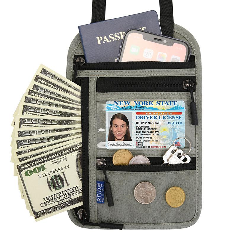Neck-Mounted ID Card Holder Bag Patch Badge Holder Neck Lanyard Credit Card Organizer with RFID Blocking Function Light Grey
Neck-Mounted ID Card Holder Bag Patch Badge Holder Neck Lanyard Credit Card Organizer with RFID Blocking Function Light Grey