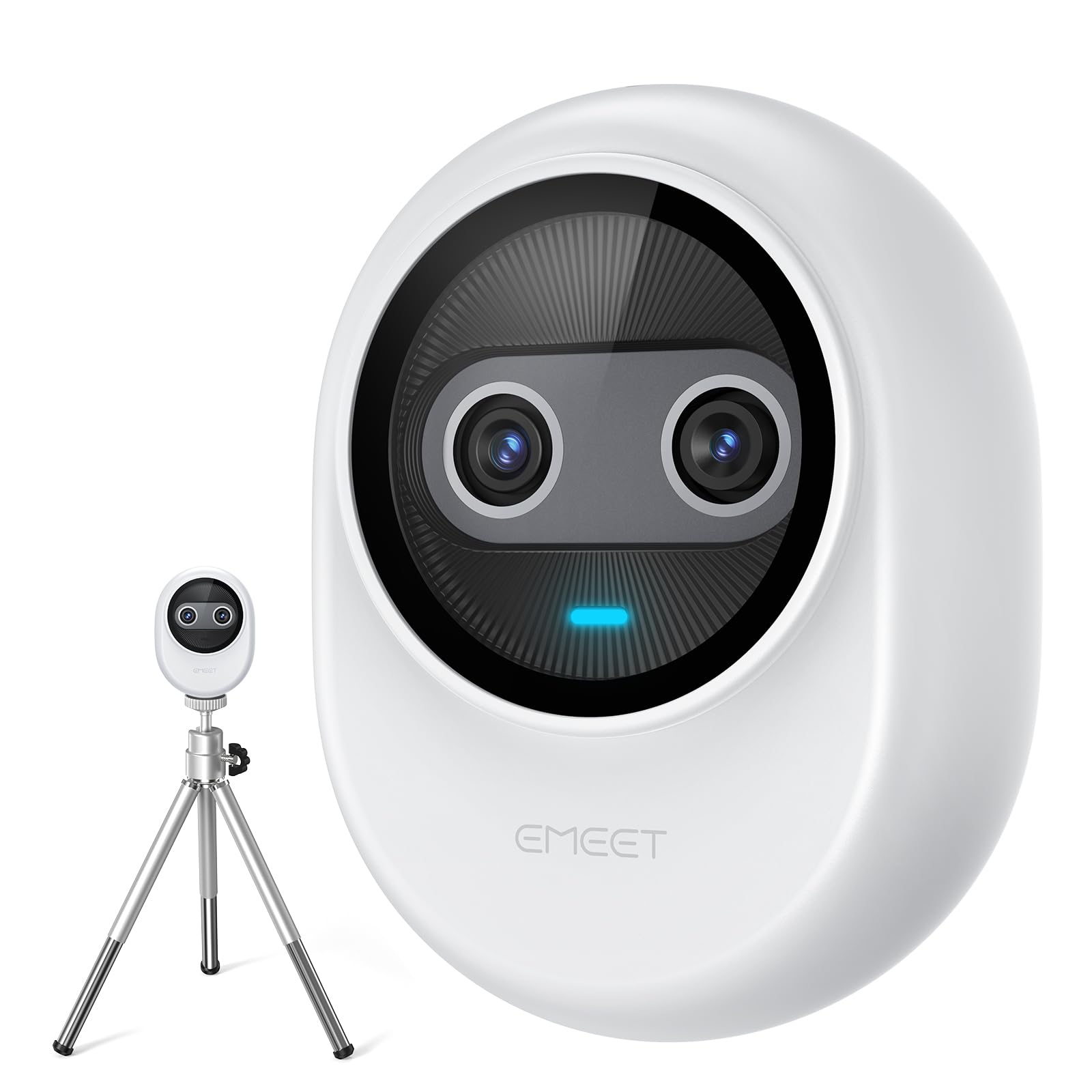 EMEET Piko 4K first dual AI array 3 types of sound collection webcam for with perfect as a gift for streaming or desk white webcam, world s camera, білий
EMEET Piko 4K first dual AI array 3 types of sound collection webcam for with perfect as a gift for streaming or desk white webcam, world s camera, білий