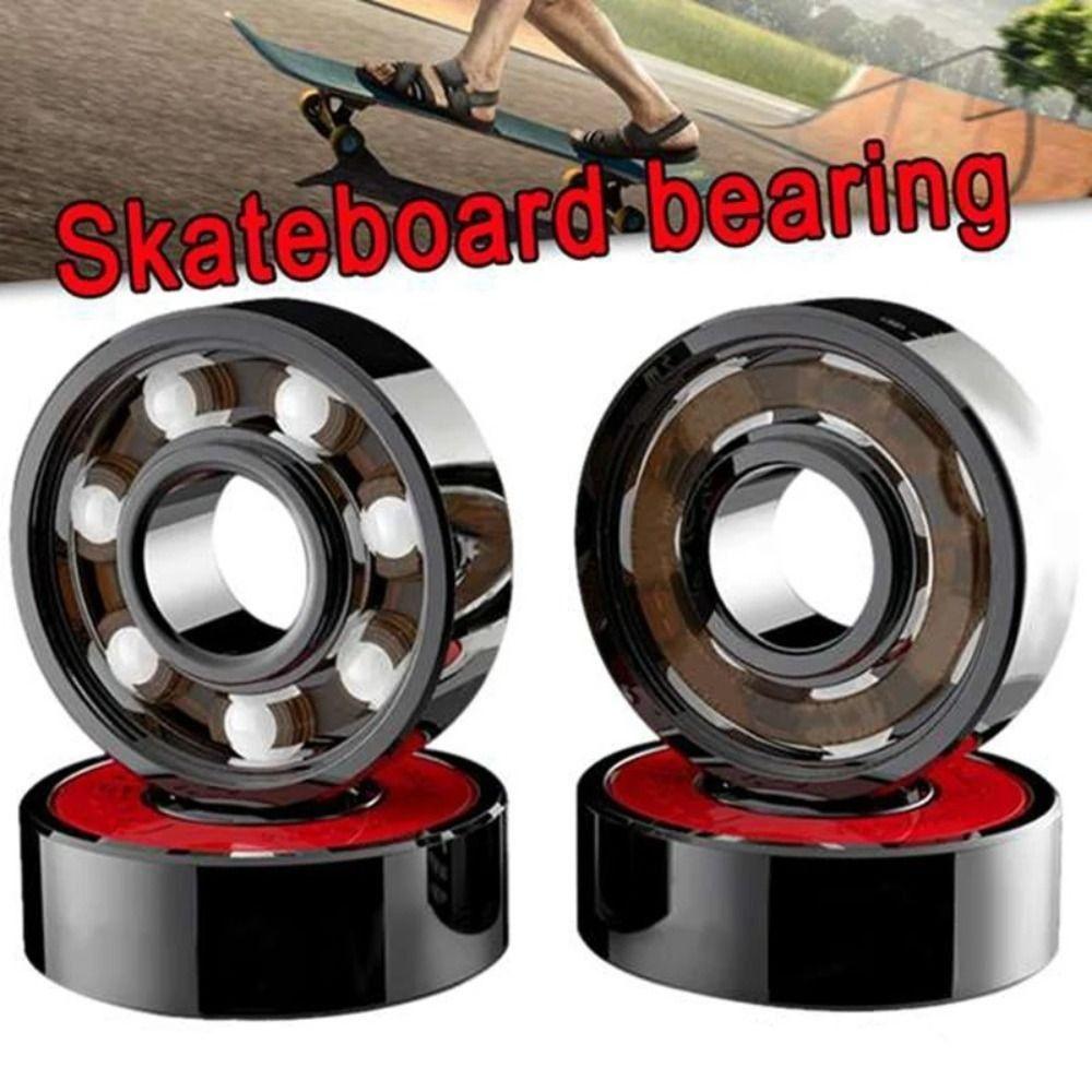 High Speed Roller Skateboard Ball Bearings 608 RS Skate Wheel Bearing Skateboard Wheel Old-White ceramic Black
High Speed Roller Skateboard Ball Bearings 608 RS Skate Wheel Bearing Skateboard Wheel Old-White ceramic Black