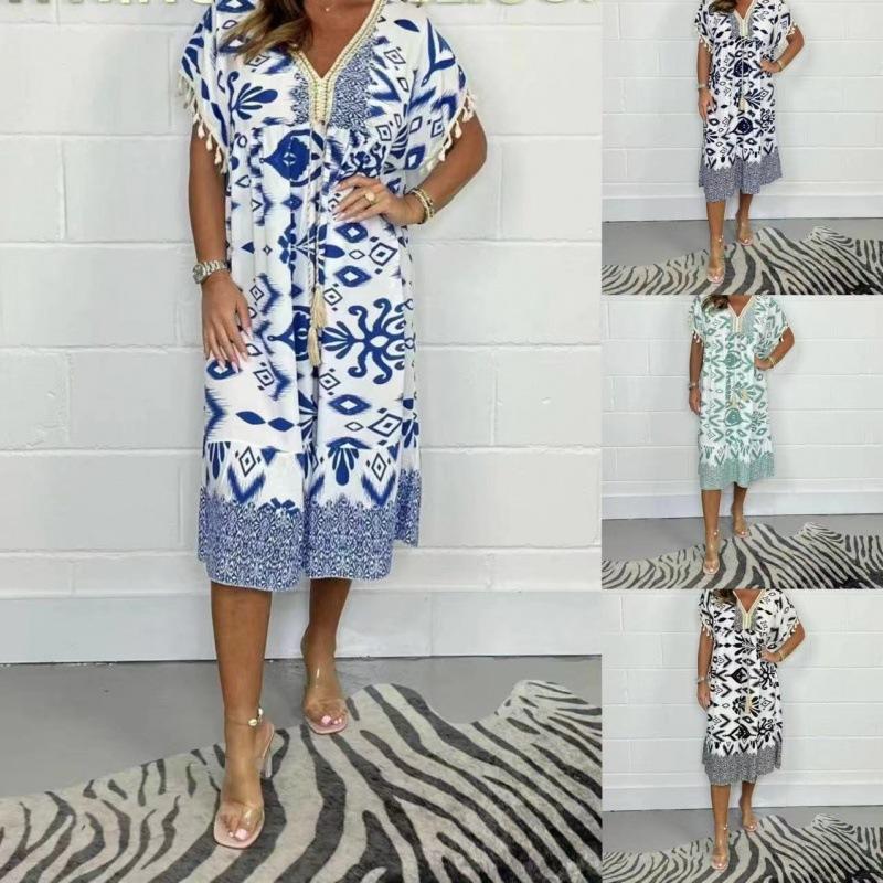 Women s Bohemian Geometric Print Dress with Fringe Detail, Casual Flowy Maxi Dress, V-Neck Long Sleeve Dress 5XL помаранчевий
Women s Bohemian Geometric Print Dress with Fringe Detail, Casual Flowy Maxi Dress, V-Neck Long Sleeve Dress 5XL помаранчевий