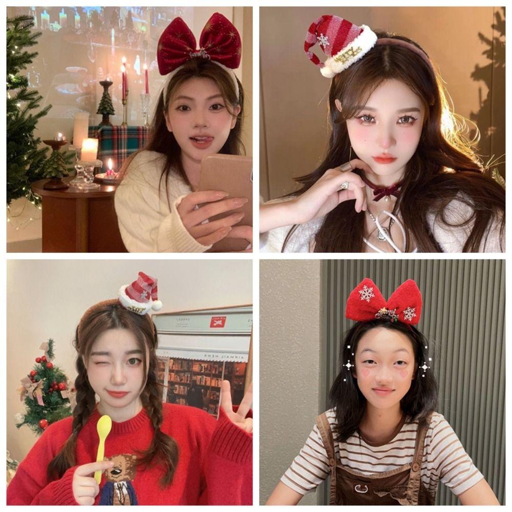 Cloth Bowknot Hair Hoop Red Kids Hair Bands Cute Christmas Headband Dark Red Santa Hat
Cloth Bowknot Hair Hoop Red Kids Hair Bands Cute Christmas Headband Dark Red Santa Hat