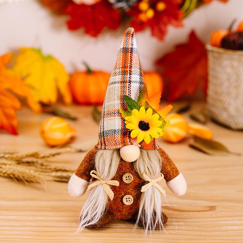Haobei s new Thanksgiving decorations faceless doll gnome ornaments Harvest Festival sunflower
Haobei s new Thanksgiving decorations faceless doll gnome ornaments Harvest Festival sunflower